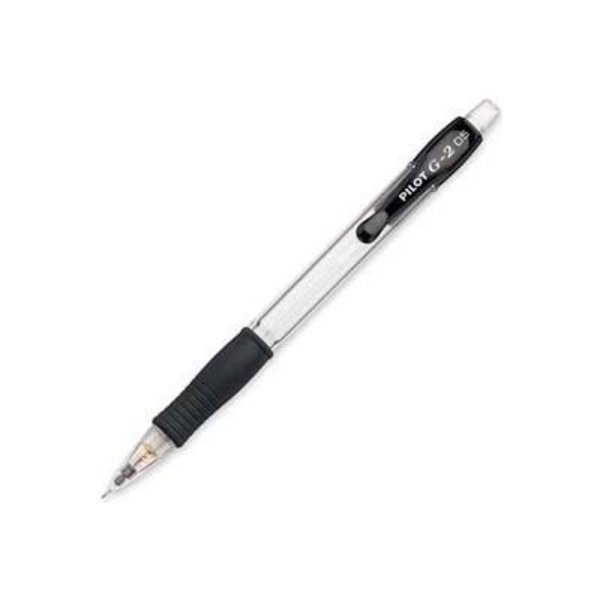 Pilot Pilot® G2 Mechanical Pencil, Rubber Grip, Refillable, 0.5mm, Black, Dozen 51014